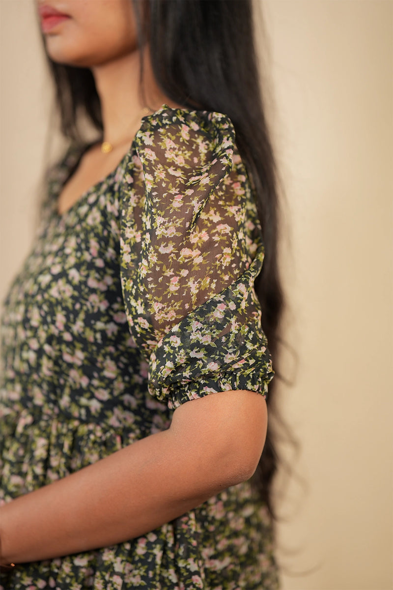 daisy floral maxi