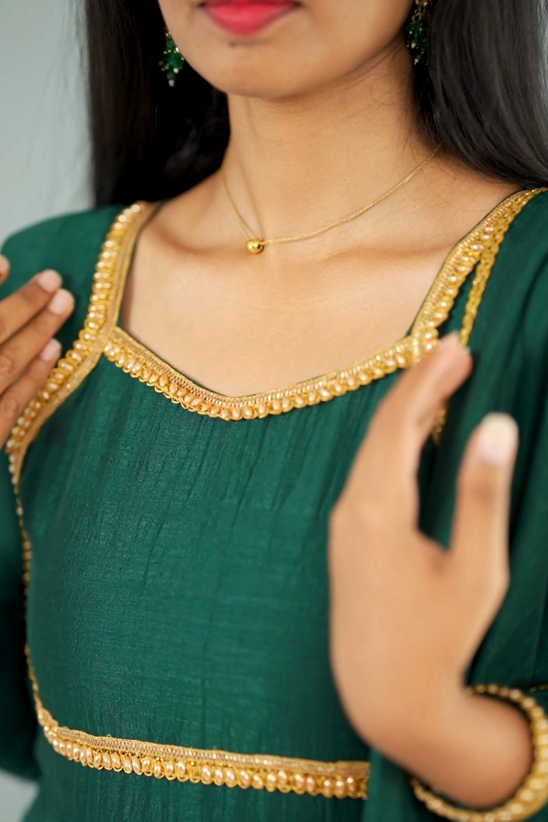 Emerald Festive Anarkali