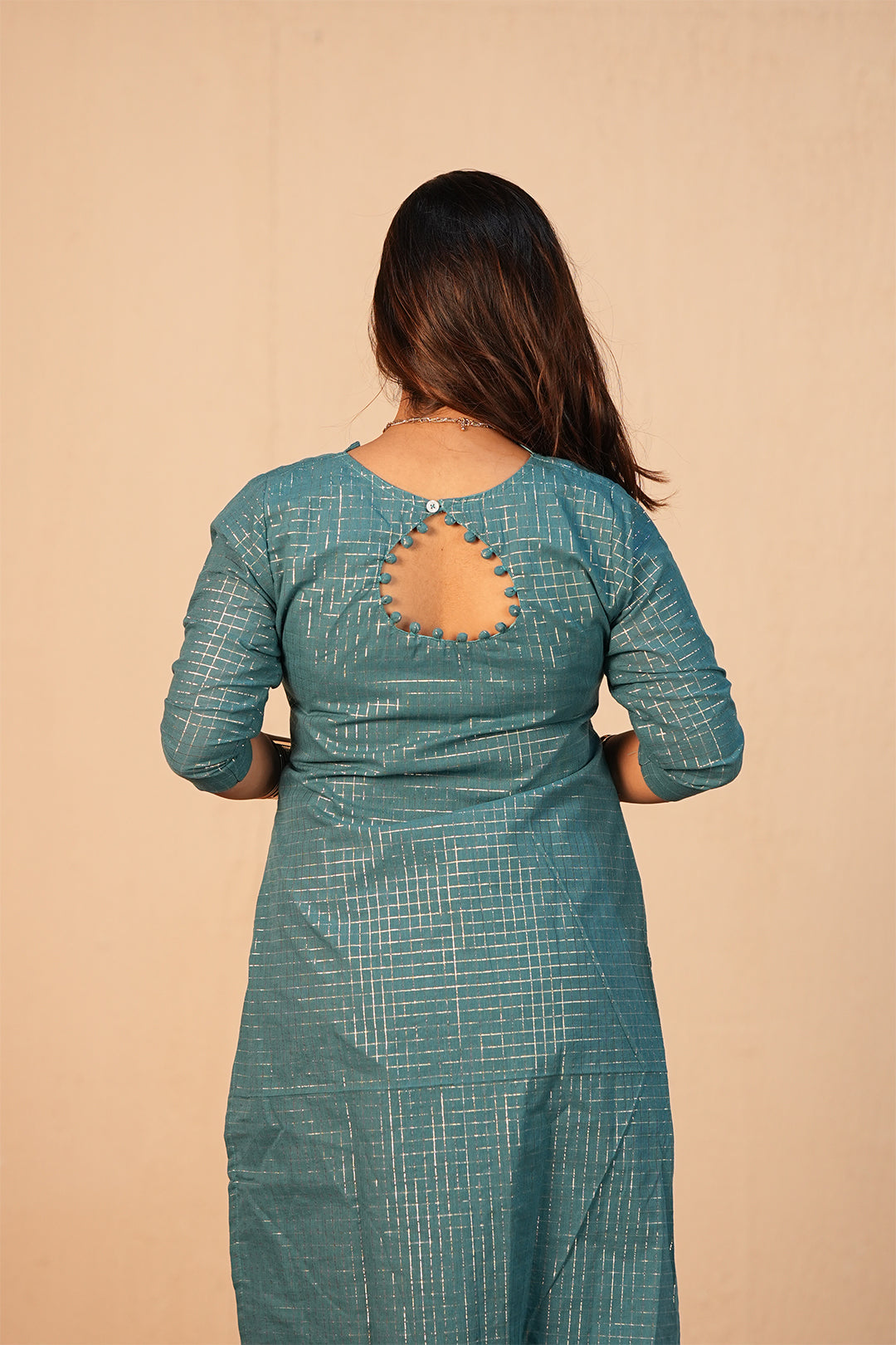 Vannila Checked Kurti