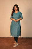 Vannila Checked Kurti