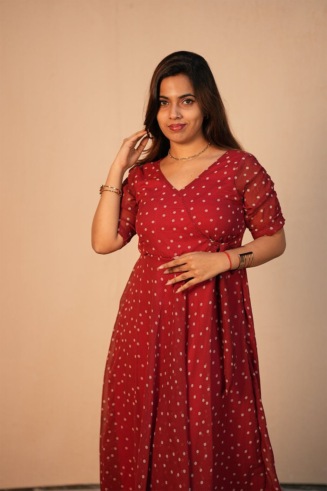 Ruby Dot Maxi