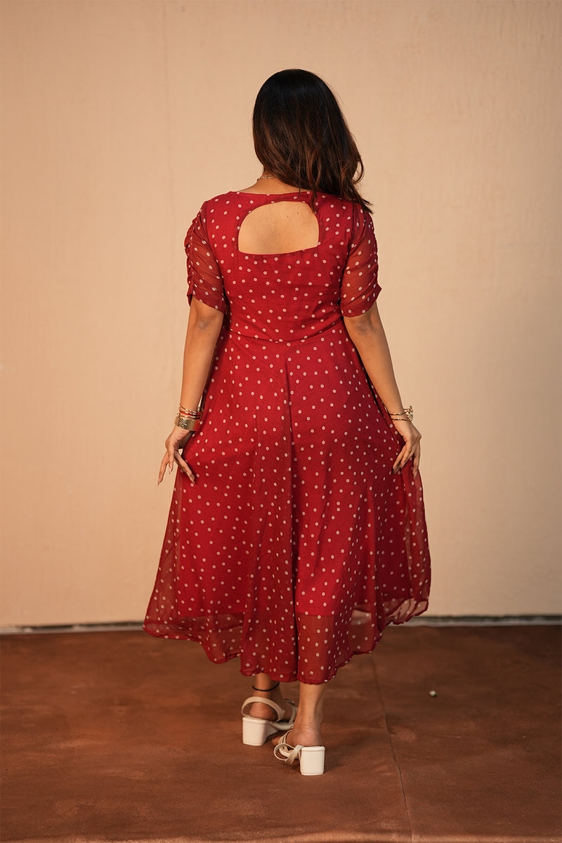 Ruby Dot Maxi