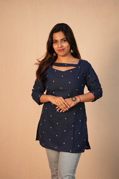 Indigo Grace Short Kurta