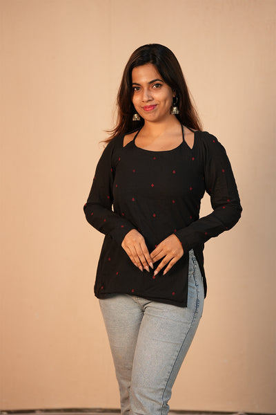Cherry Black Tunic
