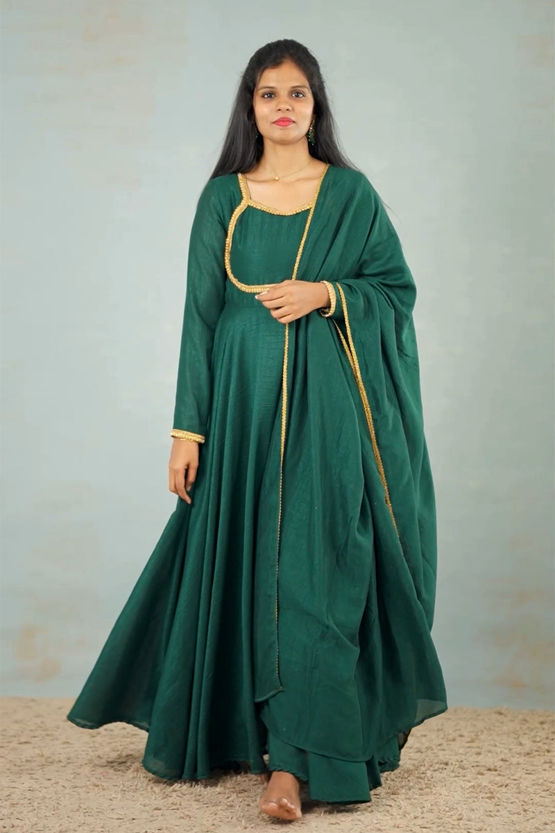 Emerald Festive Anarkali