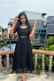 Kushi Black Lace Dress
