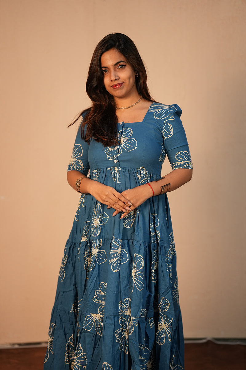 Blue Bloom Maxi