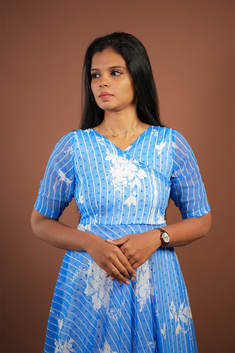 AARADHYA BLUE MAXI
