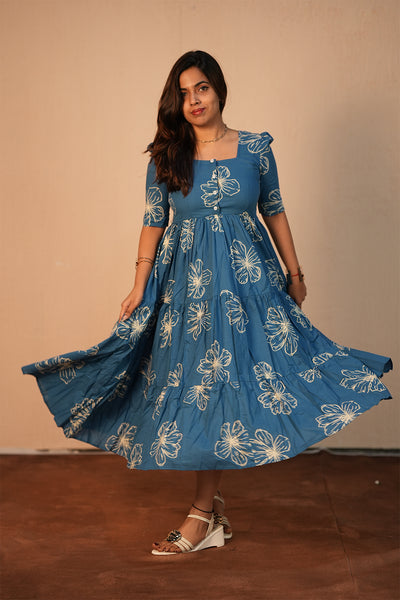 Blue Bloom Maxi