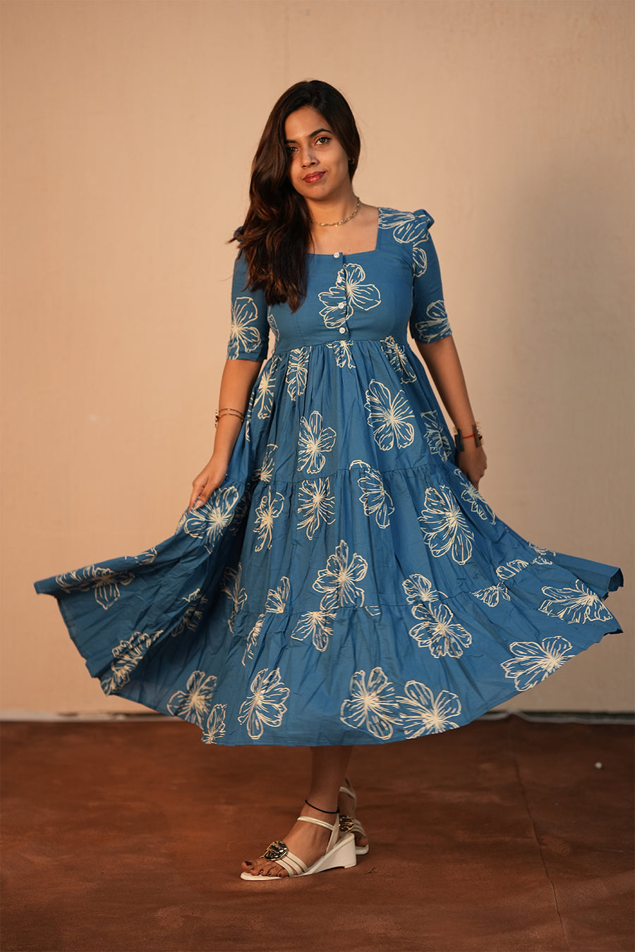 Blue Bloom Maxi