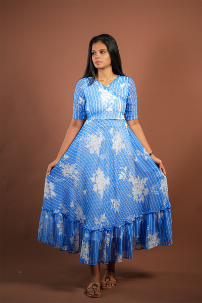 AARADHYA BLUE MAXI