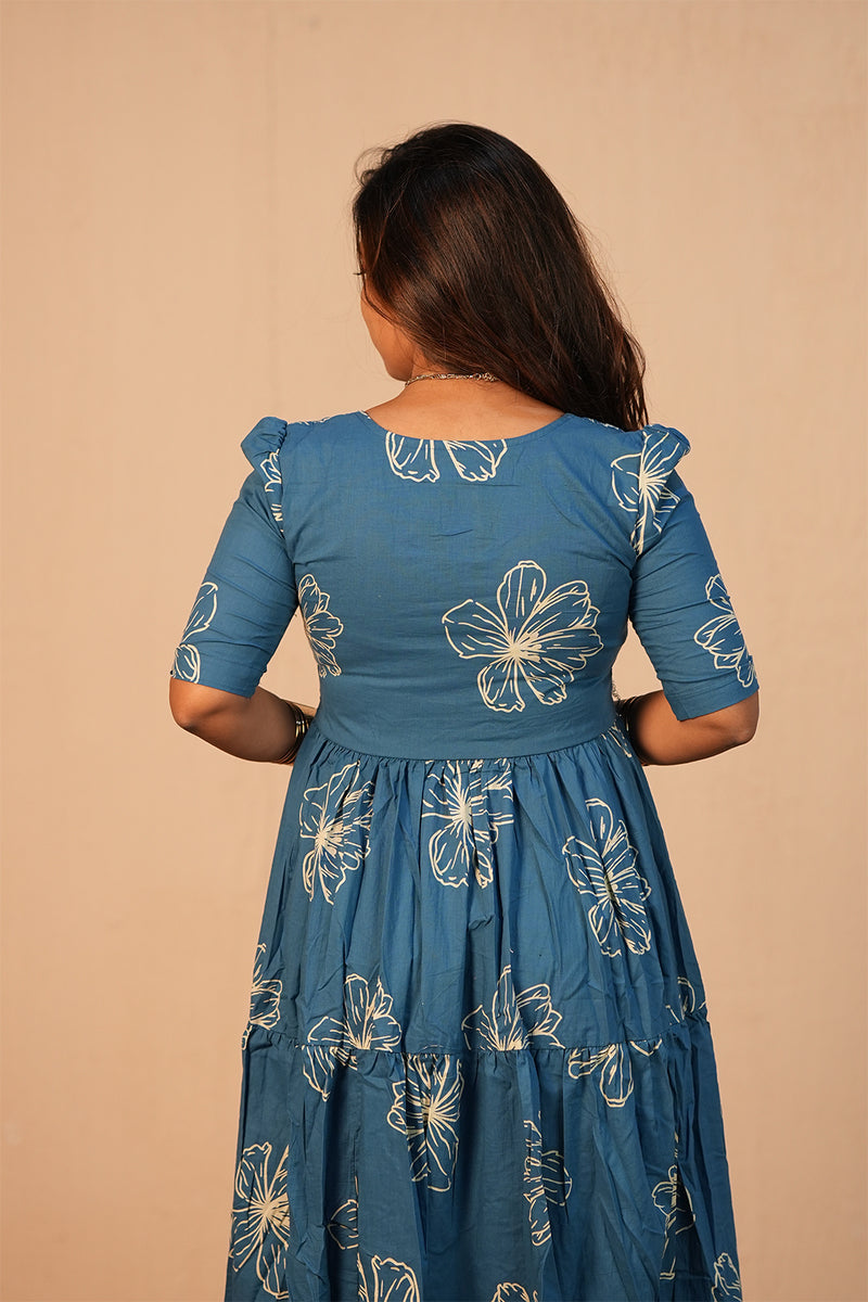 Blue Bloom Maxi