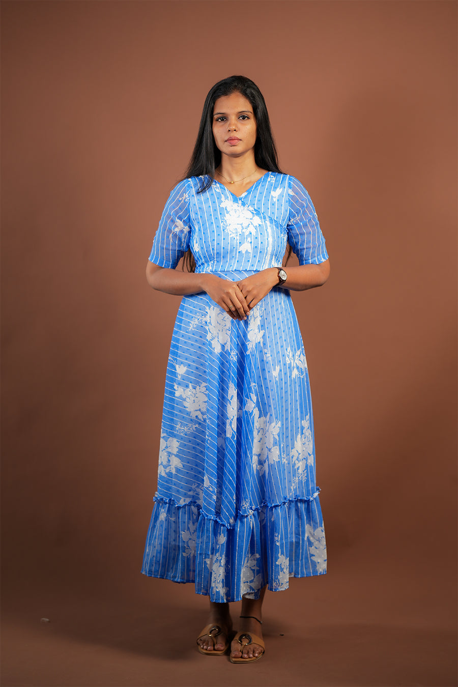 AARADHYA BLUE MAXI
