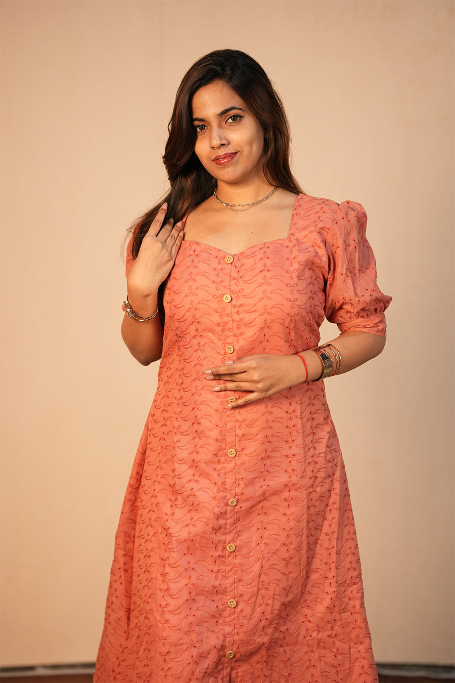 Peach Hakoba Maxi