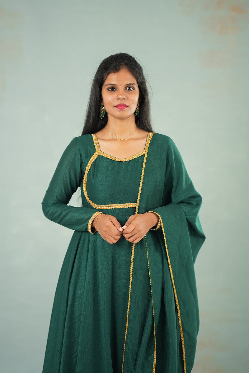 Emerald Festive Anarkali