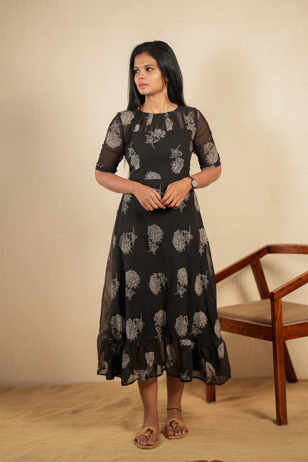 Black FLORAL