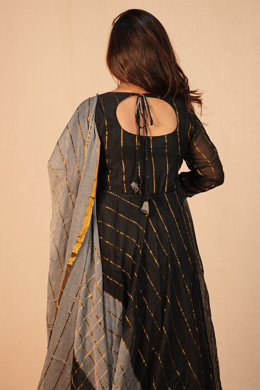 Karisal Black Mul Cotton Set