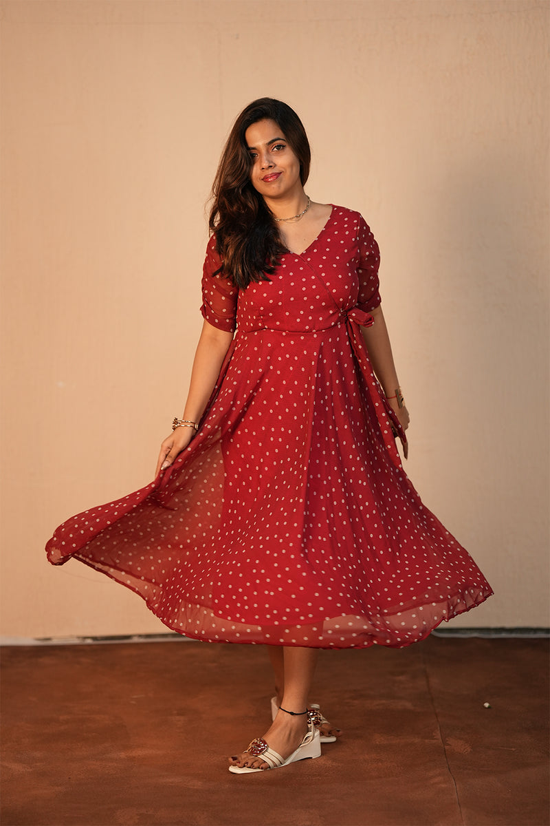 Ruby Dot Maxi