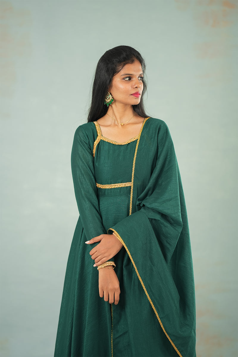 Emerald Festive Anarkali