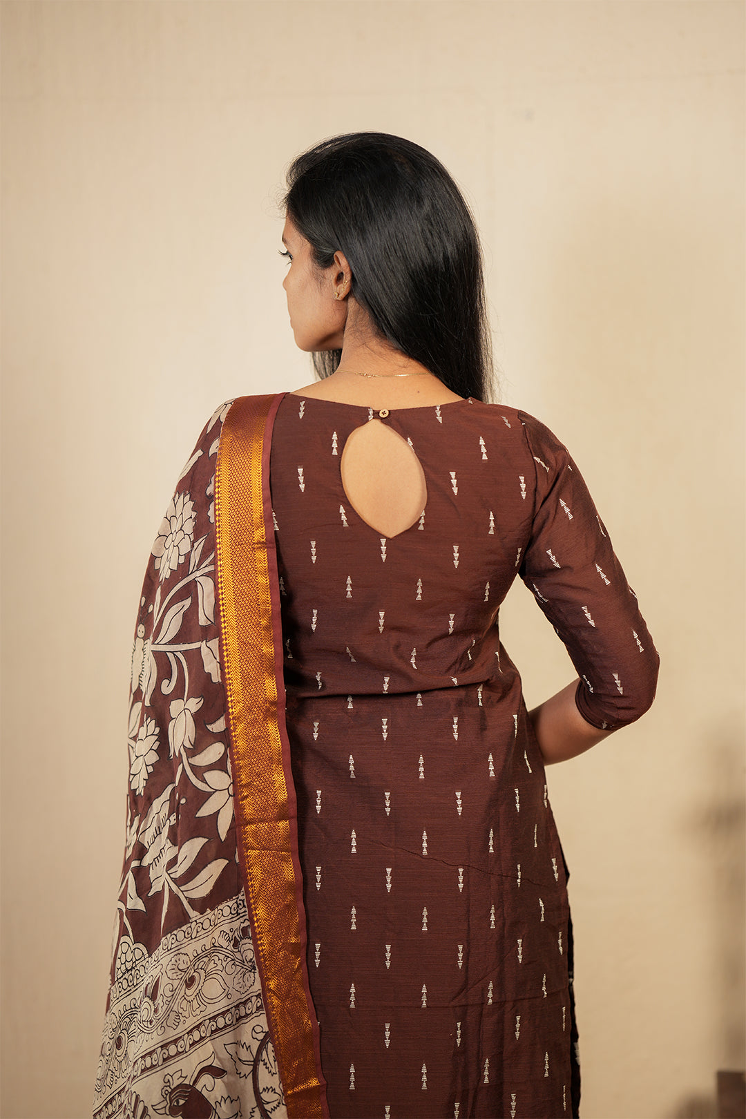 KASHVI BROWN SUIT SET