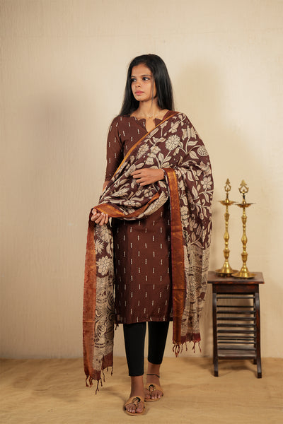 KASHVI BROWN SUIT SET